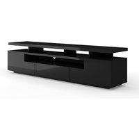 TV-Schrank eva 195 cm aus mdf glänzendes schwarz von BIM FURNITURE