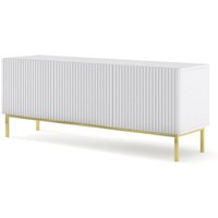 Bim Furniture - TV-Schrank ravenna b 150 cm 3D gefrästes weiß + eahmen von BIM FURNITURE