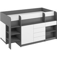 Etagenbett smile links graphit / weiß von BIM FURNITURE