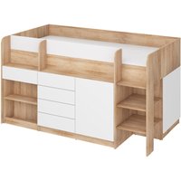 Bim Furniture - Etagenbett smile rechts sonoma eiche / weiß von BIM FURNITURE