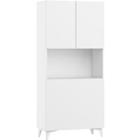 Klappbare megan 1 Schreibtisch Haushaltsbüro Computertisch weiße matte von BIM FURNITURE