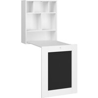Klappbarer Wandhängeschreibtisch TILT weiß matt von BIM FURNITURE