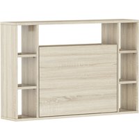 Bim Furniture - Klappbares Schreibtisch-Hängeregal muse sonoma eiche von BIM FURNITURE