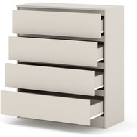 Kommode MAJA 90 cm in mattem Kaschmir mit 4 Schubladen Kommode MAJA 90 cm in mattem Kaschmir mit 4 Schubladen von BIM FURNITURE
