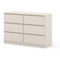 Kommode maja S6 120 cm Cashmere mit 6 Schubladen Kommode maja S6 120 cm Cashmere mit 6 Schubladen von BIM FURNITURE