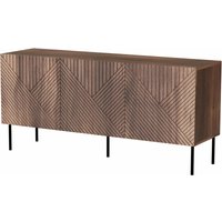 Bim Furniture - Kommode nocciola 150 cm 3D gefräste fronten warmian walnuss von BIM FURNITURE