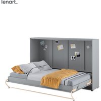 Lenart Lit escamotable Concept Pro CP05 120x200 horizontal mattes grau von BIM FURNITURE