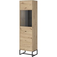Vitrine AMBER AWT53 Stehende hohe bücherregal eichenhandwerk von BIM FURNITURE