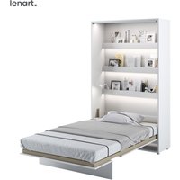 Lenart Schrankbett Wandbett bed concept 02 120x200 vertikal weiß matt von BIM FURNITURE