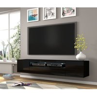 Bim Furniture - tv Schrank aura 200x37x42 cm Hängend oder Stehen universal Unterschrank Fernsehschrank tv Board Lowboard Sideboard HiFi-Tisch von BIM FURNITURE