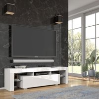 TV-Schrank PANAMA 160 cm Weiß matt/Weiß Hochglanz TV-Schrank PANAMA 160 cm Weiß matt/Weiß Hochglanz von BIM FURNITURE