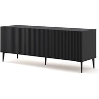 Bim Furniture - TV-Schrank ravenna b 150 cm 3D schwarz matt + beine von BIM FURNITURE