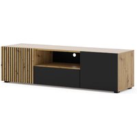 TV-Schrank auris 150 cm handwerks-eiche / schwarz matt von BIM FURNITURE