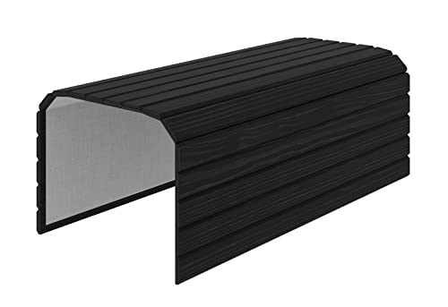 BIM Furniture Sofatablett 44x40 cm Holz Couch Tablett flexibel, Couch ablage für armlehnen, für TV-Fernbedienung, Getränke und Snacks (Wenge) von BIM Furniture