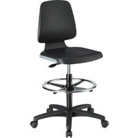 Bimos - Arbeitsstuhl Labsit 4, pu anthrazit Sitzhöhe 560-810 mm von BIMOS