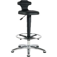 Sitz-/Stehstuhl Flex Integralschaum Sitz-H.510-780mm m.Fußring esd Bimos 9419E-2000 von BIMOS