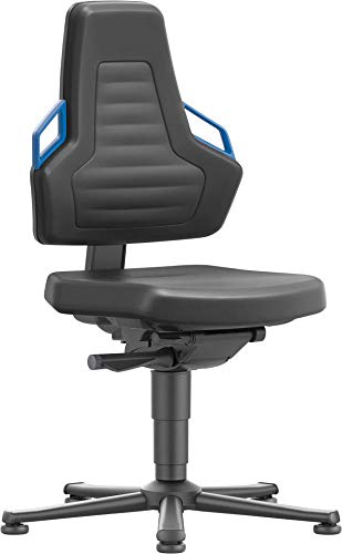 BIMOS Arbeitsdrehstuhl Nexxit Bodengleiter Integralschaum schwarz 450-600mm BIMOS von Interstuhl