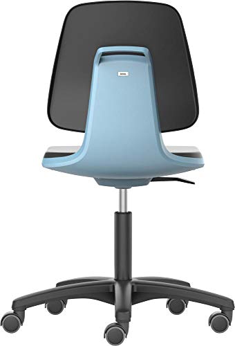Bimos Arbeitsdrehstuhl Labsit m.Rl.PU-Schaum Sitzschale blau Sitzhöhe 450-650mm - 9123-2000-3277 von Interstuhl