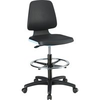 Arbeitsstuhl Labsit 4, pu blau Sitzhöhe 560-810 mm - Bimos von BIMOS