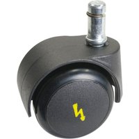 Bimos Leitfähige Stuhl-Doppelrolle, weiche Rollen/harte Böden (PACK à 5 STÜCK) von BIMOS