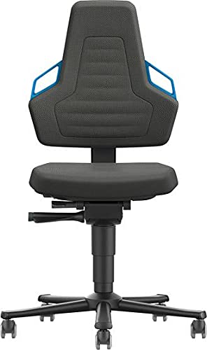 bimos Stuhl Nexxit 2 Rollen K Leder Griff blau von bimos