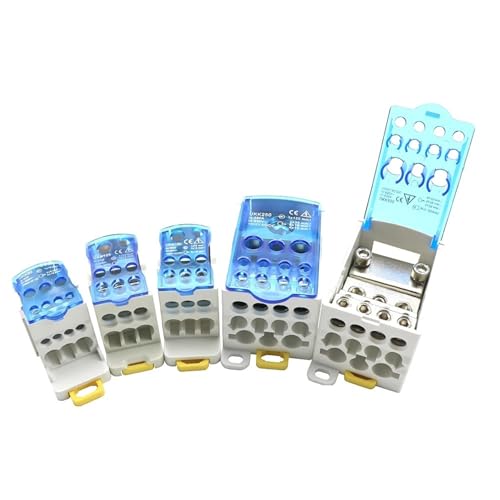 1PC UKK80A 125A 160A 250A 500A Terminal Block 1 in viele Out Din-schiene Verteilung Box Universal Elektrische Draht stecker Schwere(UKK125A) von BIMRTGXR