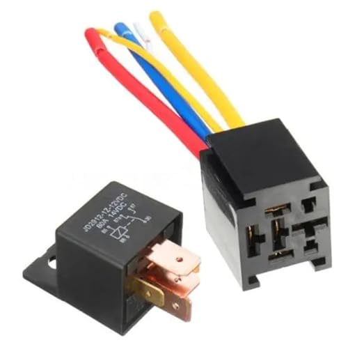 1PCS 12V-60V 80A 5Pin DC Auto Relais mit Sockel Auto AC Montage Automotive Relais BIMRTGXR(60V) von BIMRTGXR