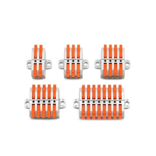 1Pcs 2P 3P 4P 5P 6P Schnell Docking Kabel Draht Anschlüsse Feste Miniatur Schnell Terminal kompakte Elektrische Verdrahtung Terminal Block(2P) von BIMRTGXR