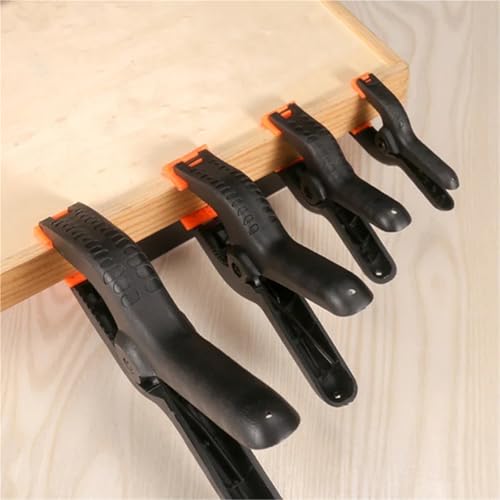 2/3/4/6/9 Zoll Klemmen for die Holzbearbeitung Nylon A Clip Federhalter Handwerkzeuge und Zubehör 5 Stück(2inch 5pcs) von BIMRTGXR