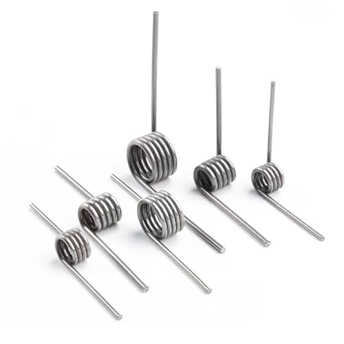 65Mn Torsionsfeder 0,5mm Drahtdurchmesser V-Typ 2,5mm - 6mm Außendurchmesser 60/90/120/180 Grad Rückstellung 10 STÜCKE(3.0mm(6 laps),4.5mm (10pcs),0.5mm(180 degrees)) von BIMRTGXR