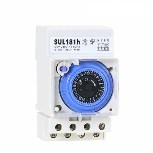 181h Analoger mechanischer Zeitschalter 100V-240V 24 Stunden programmierbarer Timer von BIMRTGXR
