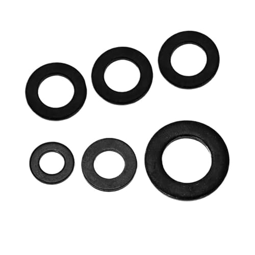 GB97 DIN125 Flache Unterlegscheibe aus Kohlenstoffstahl M2 M2.5 M3 M4 M5 M6 M8 M10 M12 M14 M16 M20 M22 M24 Einfaches Dichtungspad 5/50 Stück(5pcs M22) von BIMRTGXR