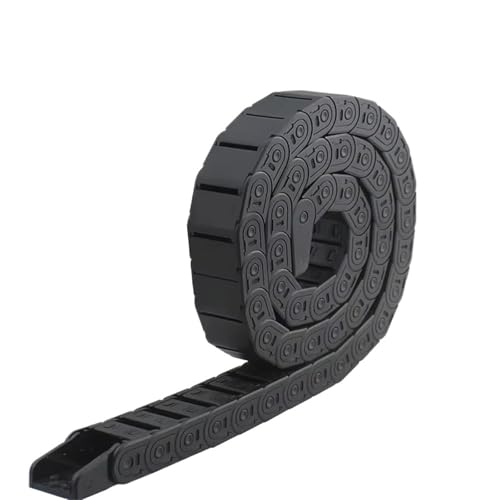 Kabelkette 7 * 7 10 * 10 15 * 20 15 * 30mm 1M Nicht öffnende, halbgeschlossene Schleppkettenmaschine aus Kunststoff(18x50 mm) von BIMRTGXR