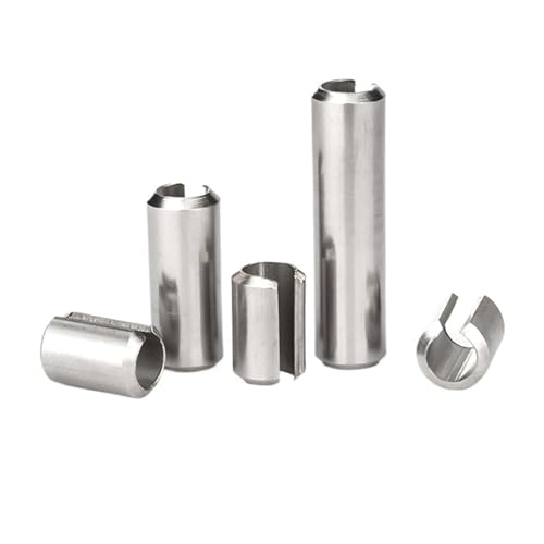 M1.5 M2 M2.5 M3 M4 M5 M6 M8 M10 GB879 304 Edelstahl Zylindrische Positionierung Spannung Dübel Roll Federstift 5-50PCS(50pcs M1.5,14mm) von BIMRTGXR