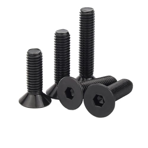 M2 M2.5 M3 M4 M5 M6 M8 304 Edelstahl Sechskant Innensechskant Flach Senkkopf Innensechskantschraube Bolzen 3-100MM 1/100 Stück(100pcs M2.5x8 mm) von BIMRTGXR