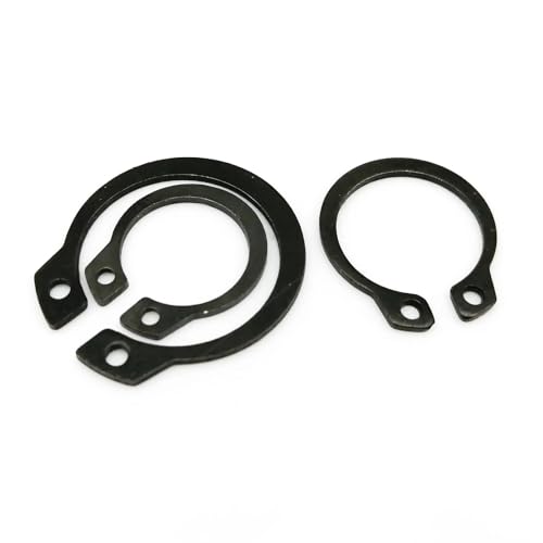 M3 bis M40 304 Edelstahl 65mn Mangan Wellensicherungsring Unterlegscheibe Lager C Typ Externer Sicherungsring 10/50 Stück(Manganese steel,M18 25pcs) von BIMRTGXR