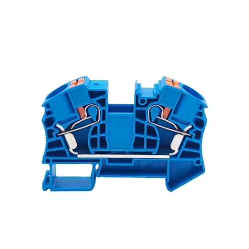 PT16 DIN-Schienen-Steckklemmenblock, 16 mm² elektrischer Durchführungskabelstecker, schraubenloser Klemmenstreifen-Drahtverbinder(PT16 BLUE,1 Pc) von BIMRTGXR