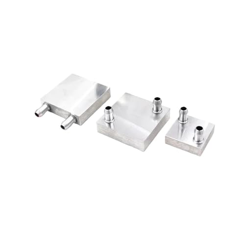 Wasserkühlungsblock aus Aluminium, 30 x 30 mm, Laptop-Flüssigkeitskühler, Plattenkühler, Computer-Wärmeableitungstauscher, 40 x 40 mm, 1 Stück(40x40mm) von BIMRTGXR