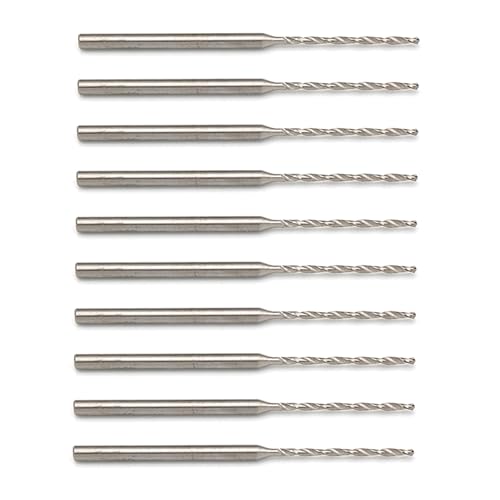 10 Stück 2,35 mm Schaft, kleines Spiralbohrer-Set für Präzisions-Handwerksprojekte und Schmuckherstellung, Lochbohrwerkzeuge 10 Stück 2,35 mm Schaft, kleines Spiralbohrer-Set für Präzisions-Handwerksprojekte und Schmuckherstellung, Lochbohrwerkzeuge von BINGGA