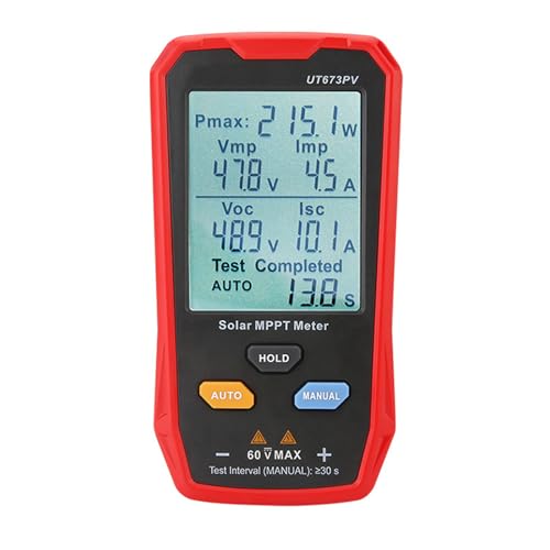 Solar Panel Tester für Solar Testing 800W Photovoltaik Multimeter LCD Bildschirm Solar MPPT Meter Fehlerbehebungswerkzeug von BINGGA