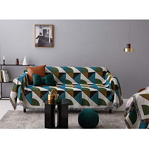 BINGMAX Überwurfdecke, Vintage-Jacquard-Quasten, doppelseitig, Patchwork-Decke, warm, luxuriös, dekorativ für Zuhause, Büro, Reisen von BINGMAX