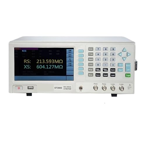 LCR Benchtop Digital Bridge 100 kHz-1 MHZ Desktop LCR Tester Meter Kapazität Widerstand Impedanz Induktivität Messen Einsatz in Produktentwicklung und -eingangsprüfung(ET3501-100KHz) von BINGNU
