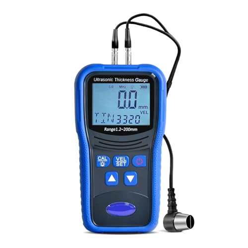 Lackdickenmessgerät, Ultraschall-Dickenmessgerät for Autos, Metallmessgeräte, Lackdickenmessgerät, Messung 1,2–200 mm, geeignet for verschiedene Materialien Für Gebrauchtwagenkäufer von BINGNU
