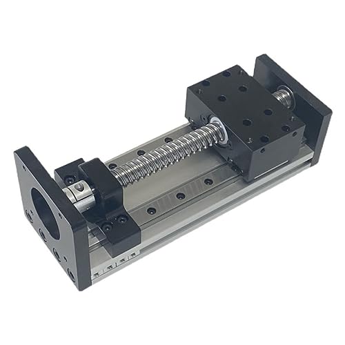 Linearschiene, 100/200/300 Mm Effektiver Hub Sfu1610 Kugelumlaufspindel 16 Mm Linearführung Schlitten Bewegungsschiene Tisch Linearmodul 3D-Drucker für CNC-Fräsmaschinen(100mm) von BINGNU