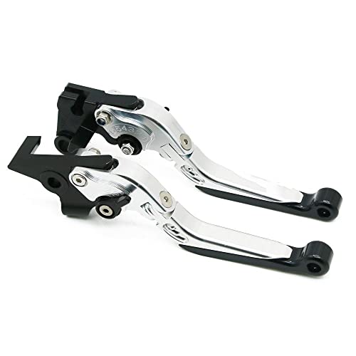 Für Suzuki DL650 Für V-Strom/XT 250 Für Vstrom 650 2011-2022 Motorrad Einstellbare Erweiterbare Faltbare Bremskupplungshebel Griffgriff Brake Handle Lever ( Color : 10 ) von BINGYIBAIHUO