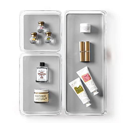 BINO Schubladenbox mit 3 Fächern, transparent, groß | Mehrzweck-Aufbewahrung | weiches Innenfutter und rutschfeste Gummifüße | langlebig | BPA-frei BINO Schubladenbox mit 3 Fächern, transparent, groß | Mehrzweck-Aufbewahrung | weiches Innenfutter und rutschfeste Gummifüße | langlebig | BPA-frei von BINO