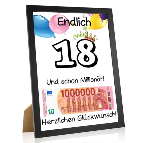 Geldgeschenk 18. Geburtstag Geschenk Geldgeschenke Verpackung Lustiges Geldgeschenke Kreativ Geld Verschenken Geschenkideen Bilderrahmen Geldgeschenk Happy Birthday Gift Geldgeschenk 18. Geburtstag Geschenk Geldgeschenke Verpackung Lustiges Geldgeschenke Kreativ Geld Verschenken Geschenkideen Bilderrahmen Geldgeschenk Happy Birthday Gift von BINYI