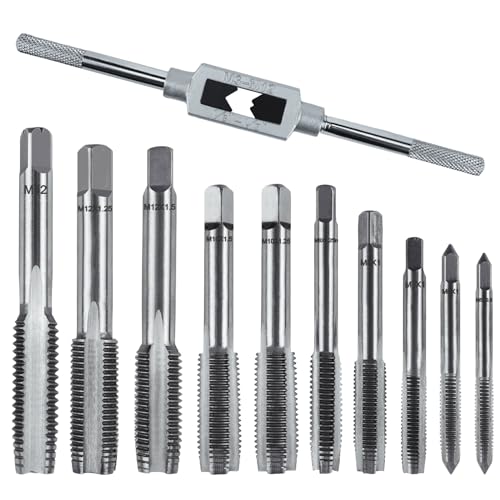 Gewindeschneider Gewindebohrer Set M5 M6 M7 M8 M10 M12 Gewindeschneidsatz 11 Tlg Metrisch mit BohrerFeingewinde Werkzeug Gewindeschneidmaschine Zoll Profi Windeisen M3 - M12 Tap and Die Set Gewindeschneider Gewindebohrer Set M5 M6 M7 M8 M10 M12 Gewindeschneidsatz 11 Tlg Metrisch mit BohrerFeingewinde Werkzeug Gewindeschneidmaschine Zoll Profi Windeisen M3 - M12 Tap and Die Set von BINYI