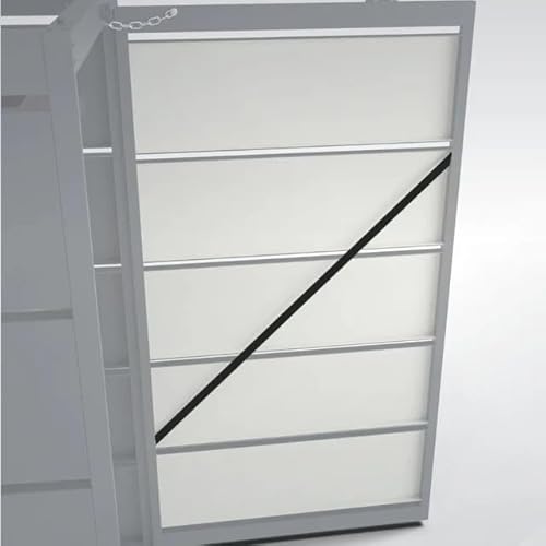 BIO Stefan® Versteifungsblech für Dagobert 240/120 L Mülltonnenbox | Verstärkung für Mülltonnenverkleidung von BIO Stefan