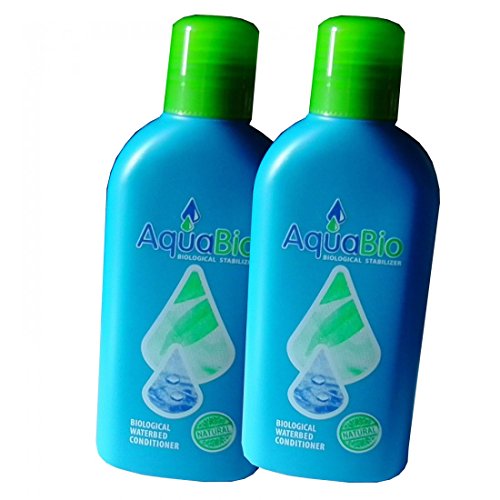AquaBio biologischer Wasserbett Konditionierer Superkonzentrat 140ml (2er Pack) von BIOAQUA